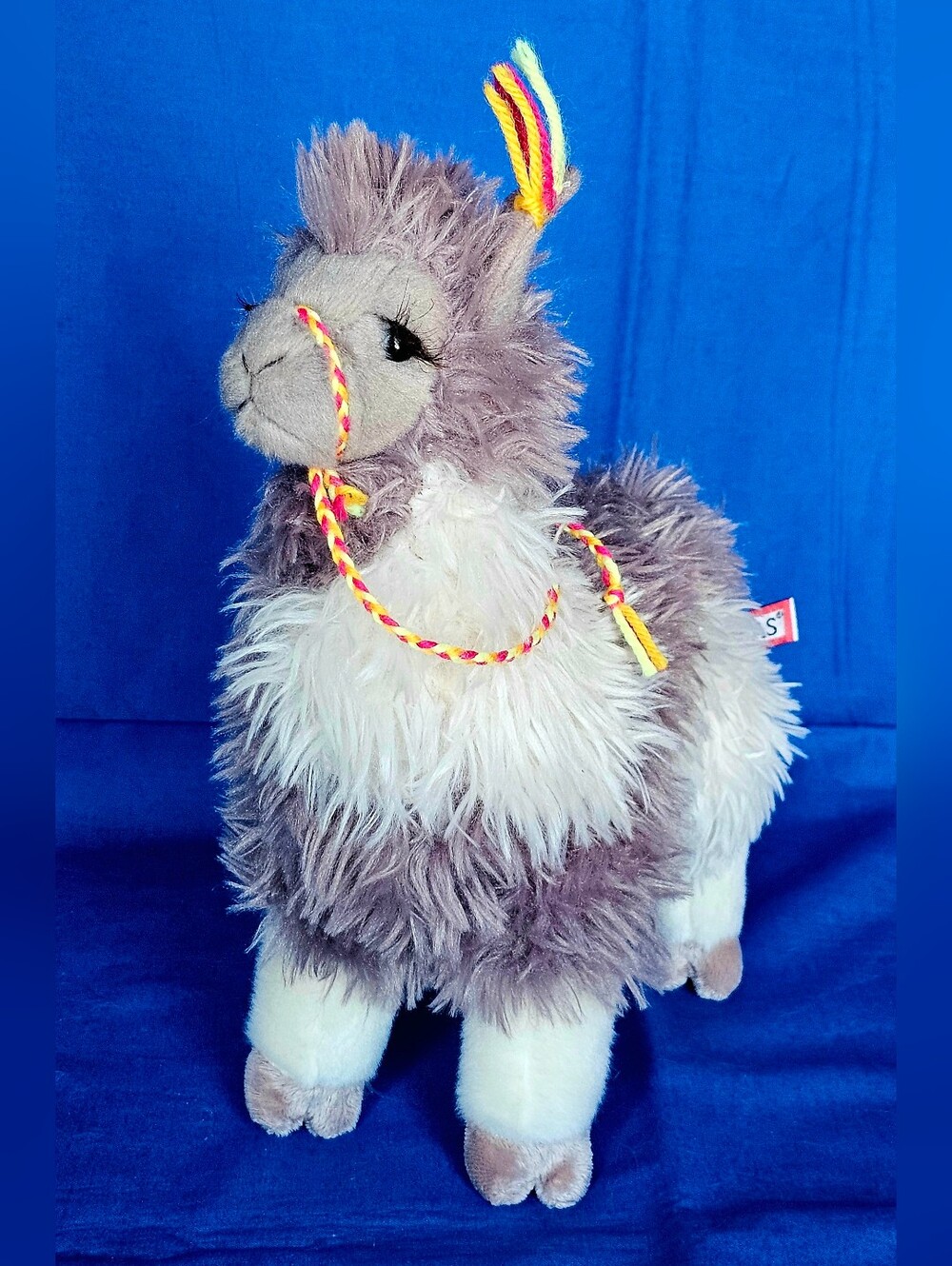 Douglas Zephyr Llama Alpaca Plush Cuddle Toy 12" Stuffed Shaggy Animal Eyelashes